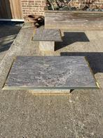 Tables basses en marbre, Maison & Meubles, Tables | Tables de salon, Enlèvement, Comme neuf