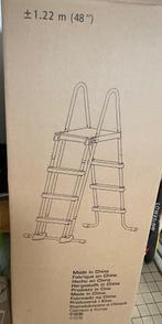 Veiligheid intex zwembad zwembadladder 122 cm, Ophalen, Nieuw, Ladder