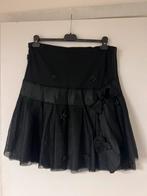 Jupe festive noire avec fleurs et nœud, Vêtements | Femmes, Comme neuf, Noir, Taille 42/44 (L), Enlèvement ou Envoi