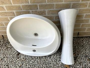 3 witte lavabo's beschikbaar voor biedingen