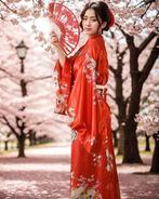 Traditionele Japanse kimono set | GRATIS LEVERING, Kostuum of Pak, -, Verzenden, -