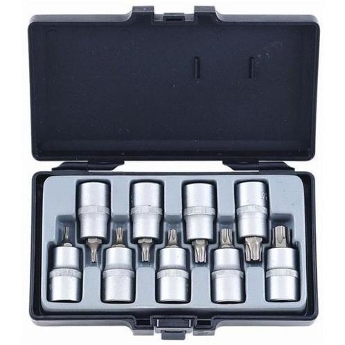 Doppenset Torx 9 Delig 1/2" Force, Auto diversen, Autogereedschap, Nieuw, Ophalen of Verzenden