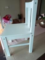 houten kinderstoeltje wit, Kinderen en Baby's, Kinderstoelen, Ophalen, Zo goed als nieuw