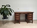 Vintage houten bureau, Huis en Inrichting, Ophalen, Zo goed als nieuw, Bureau