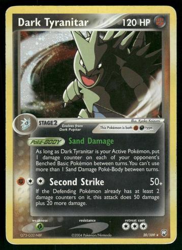 Dark Tyranitar 20/109 - Team Rocket Returns beschikbaar voor biedingen