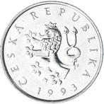 1 Koruna  Tsjechië 1993, Postzegels en Munten, Munten | Europa | Niet-Euromunten, Ophalen of Verzenden, Losse munt, Overige landen