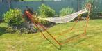 Hangmat, demonteerbaar met ijzersterk frame., Jardin & Terrasse, Hamacs, Une personne, Comme neuf, Avec support, Enlèvement