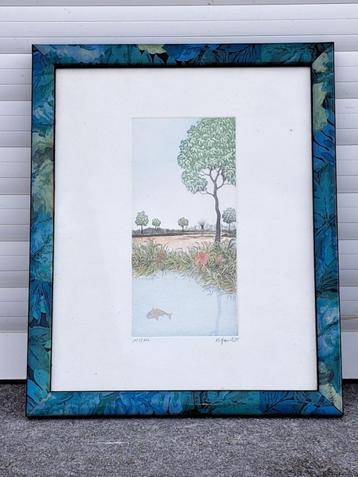 Gravure signe beschikbaar voor biedingen