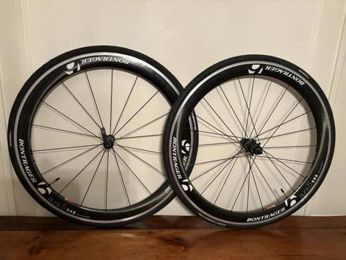 Bontrager Aura 5 Carbon Fiber 11 Speed Wheelset 700c NICE, Fietsen en Brommers, Fietsonderdelen, Gebruikt, Algemeen, Wiel, Ophalen of Verzenden