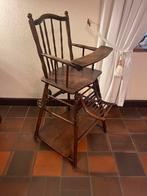 Omvormbare kinderstoel - massief hout - te restaureren, Antiek en Kunst, Antiek | Meubels | Stoelen en Sofa's, Ophalen
