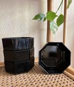 4 bols Arcoroc Octime noirs, Récipient(s), Autres matériaux, Autres styles, Utilisé