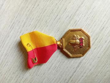 Medaille - goudkleurig - KBG