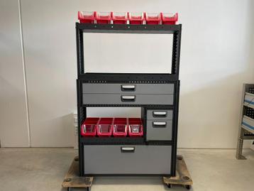 Modul system bedrijfswageninrichting Showroom opruiming beschikbaar voor biedingen