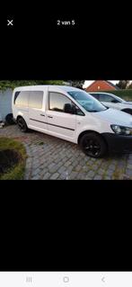 Witte Vw Caddy te koop, lichte vracht, 5 plaatsen, Auto's, Voorwielaandrijving, Stof, 4 cilinders, Wit