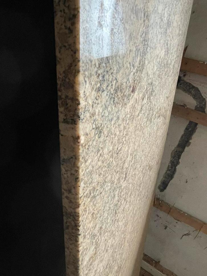 Werkblad graniet (212,5 cm x 54 cm), Huis en Inrichting, Keuken | Keukenelementen, Zo goed als nieuw, 200 cm of meer, 50 tot 100 cm