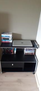 Zwart tv of multifunctioneel kastje, Huis en Inrichting, Ophalen, 50 tot 100 cm, Zo goed als nieuw, Minder dan 100 cm