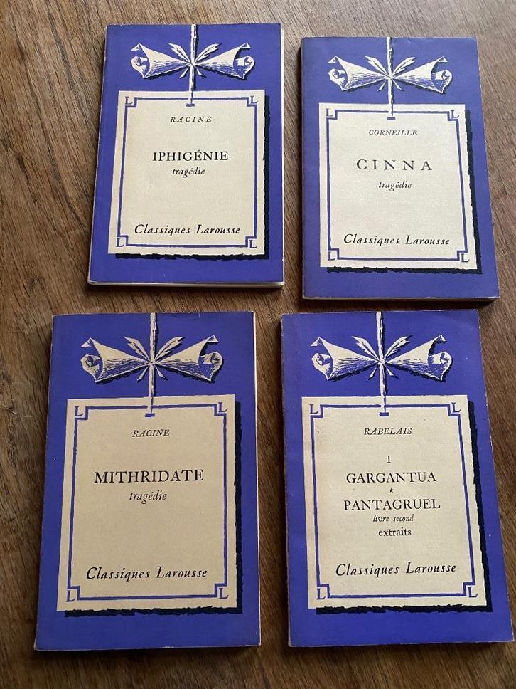 Rabelais Racine Corneille Classique Larousse très anciens, Boeken, Literatuur, Gelezen, België, Verzenden