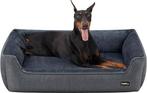 Hondenbed linnenlook | verhoogde randen | GRATIS LEVERING