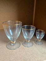 36 x Antieke 24k glazen, Verzamelen, Glas en Drinkglazen, Ophalen, Zo goed als nieuw