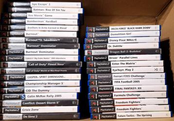 108x PlayStation / PS2-Games  beschikbaar voor biedingen