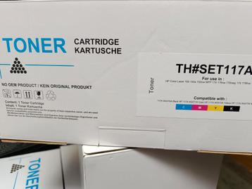 Set inkt toners voor printer HP color laser 150 beschikbaar voor biedingen