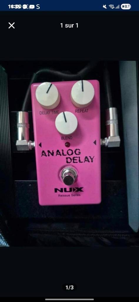 Pédale à effets guitare électrique, Muziek en Instrumenten, Effecten, Zo goed als nieuw, Chorus, Delay of Echo, Reverb, Ophalen