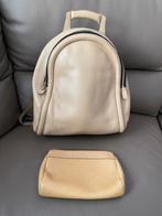 Sac à dos Delvaux Corcovado beige avec pochette Deux, Ophalen of Verzenden, Zo goed als nieuw