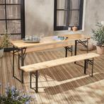 tables brasseurs, Tuin en Terras, Picknicktafels, Ophalen of Verzenden, Gebruikt