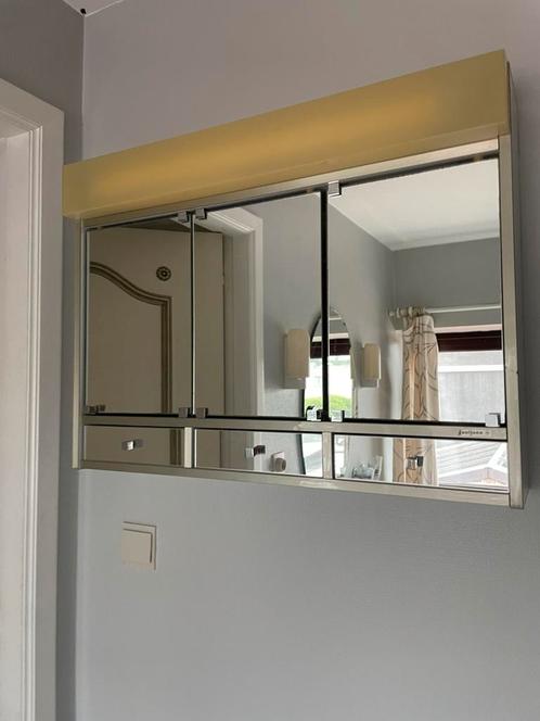 Vintage spiegelkast, Huis en Inrichting, Badkamer | Badkamermeubels, Gebruikt, Spiegelkast, Ophalen