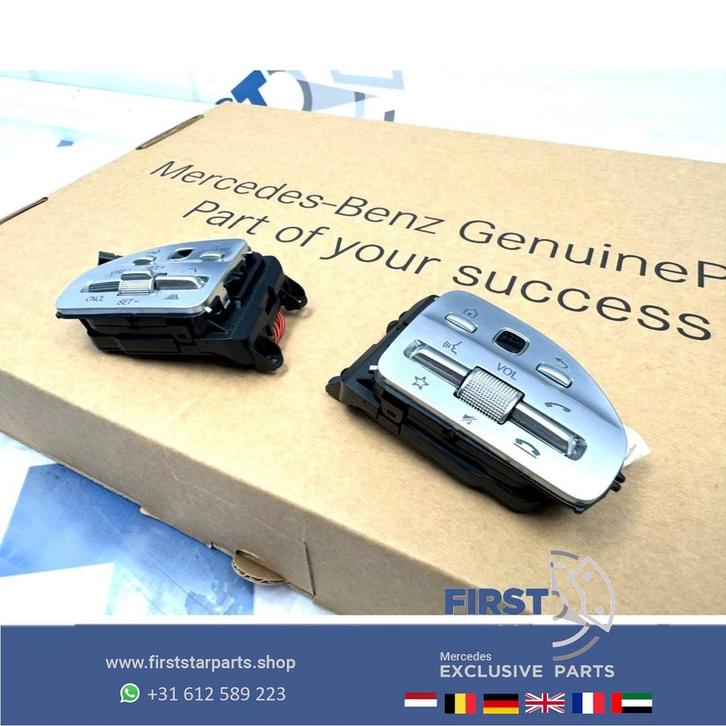 Mercedes STUUR KNOPPEN SET W177 W118 W247 H247 X247 W205 W21, Auto-onderdelen, Dashboard en Schakelaars, Mercedes-Benz, Gebruikt