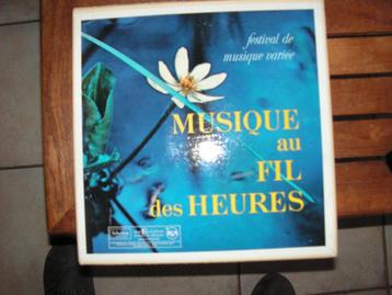 Coffret de 10 LP  classique « Musique au fil des heures" disponible aux enchères