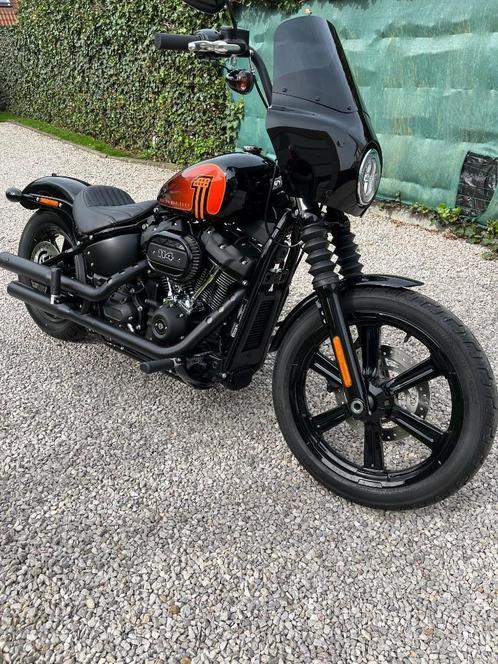 Harley davidson street bob, Motos, Motos | Harley-Davidson, Particulier, Chopper, plus de 35 kW, 2 cylindres, Enlèvement