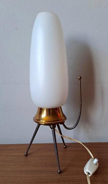 Lampe de table tripode vintage - Années 50-60 (2)