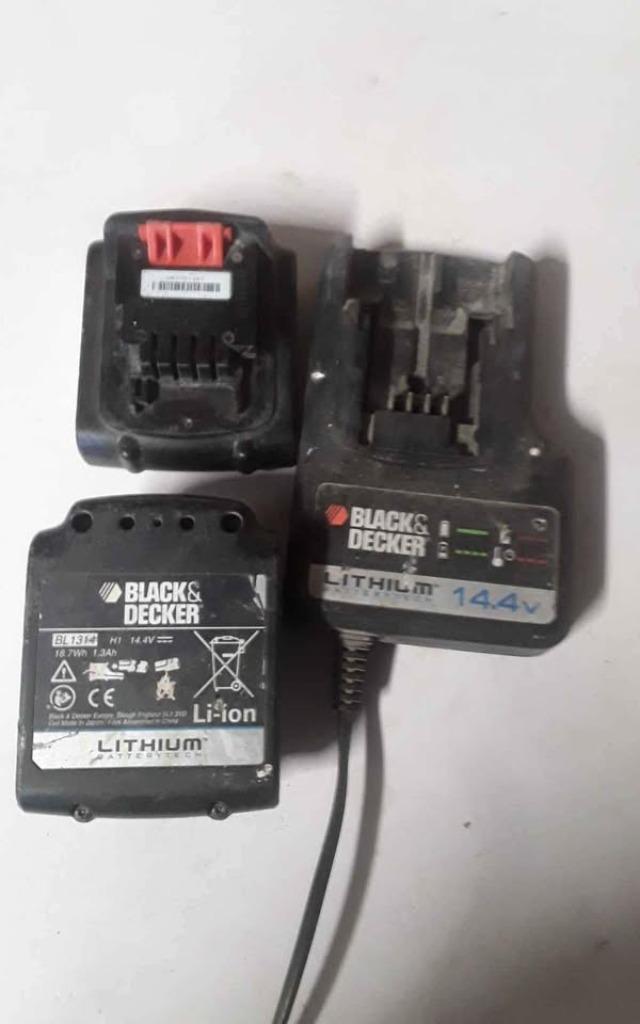 lader + batt, Doe-het-zelf en Bouw, Gereedschap | Machine-onderdelen en Toebehoren, Gebruikt, Ophalen of Verzenden