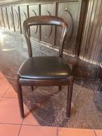 Lederen Stoelen met Leuning – Te Bieden/ Leather Chairs with, Huis en Inrichting, Stoelen, Ophalen, Gebruikt, Vijf, Zes of meer stoelen