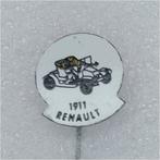 SP0938 Speldje 1911 Renault geel, Verzamelen, Speldjes, Pins en Buttons, Gebruikt, Ophalen of Verzenden