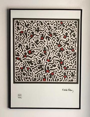 Keith Haring : lithographie grand format 