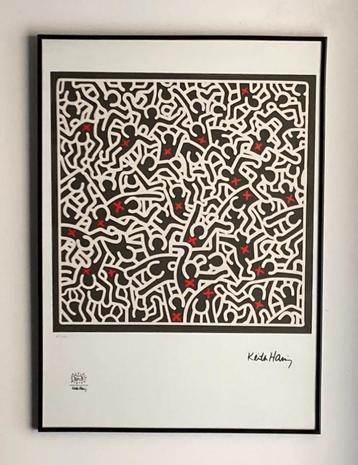 Keith Haring: lithografie op groot formaat 