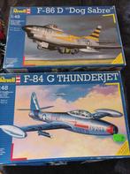 Partij F-84 G 1/48 F-86 D 1/48 REVELL, Revell, Groter dan 1:72, Ophalen of Verzenden, Vliegtuig