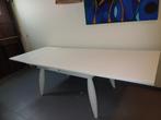 Eettafel verlengbaar, Ophalen, Zo goed als nieuw, Rechthoekig, Teakhout