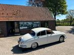 Jaguar MKII 3.8, 1967, 4 deurs, Achterwielaandrijving, Wit, Leder