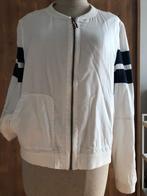 Hilfiger denim: Ecru bomber met donkerblauwe details, Ophalen, Nieuw, Maat 38/40 (M)