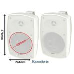 DAP EVO 8 - passieve 8-inch buiten speakers Wit, Ophalen of Verzenden, Nieuw, Overige typen