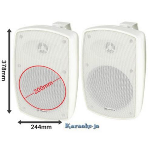 DAP EVO 8 - passieve 8-inch buiten speakers Wit, Audio, Tv en Foto, Luidsprekerboxen, Nieuw, Overige typen, Ophalen of Verzenden