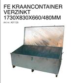 Materiaal kraancontainer, Ophalen, Gebruikt
