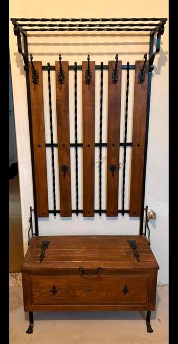 Vintage kapstokbank/halbank/zitbank beschikbaar voor biedingen