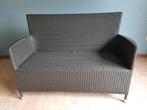 Bankje + tafeltje, Tuin en Terras, Tuinbanken, Ophalen, Gebruikt, Kunststof