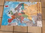 Kaart. Europa. 90 van de 60. Gelamineerd, Boeken, Atlassen en Landkaarten, Europa Overig, Zo goed als nieuw, Landkaart
