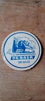 Bierviltje sous bock de baer sint niklaas 1960, Ophalen of Verzenden