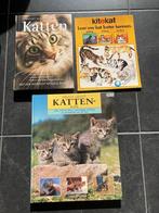 3 boeken over katten = 6€, Livres, Animaux & Animaux domestiques, Enlèvement, Comme neuf, Chats